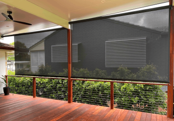 Outdoor Window Blinds Installation
