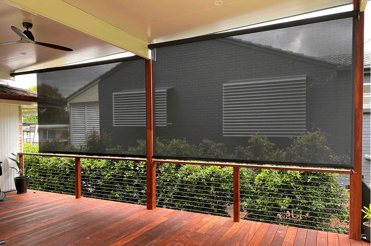Outdoor Window Blinds Installation