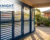 Outdoor plantation shutters fitted to an Adelaide alfresco — Knight Shutters & Improvement